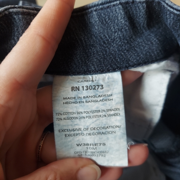 3/$15 Riders by Lee capri pants denim chambray Sz 10 - Picture 7 of 10